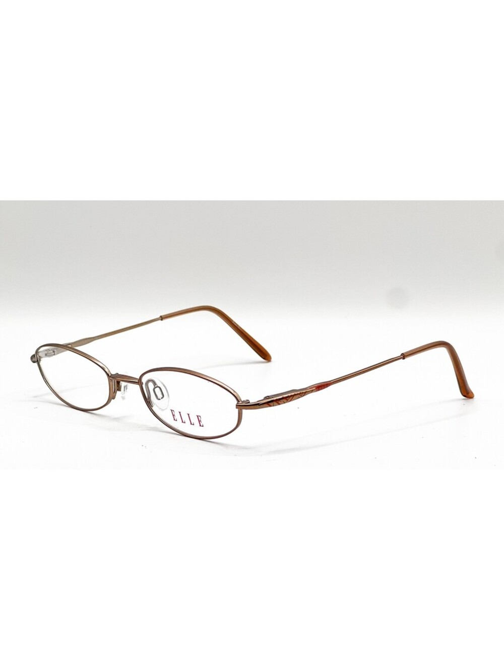 Elle EL18711 BR Brown Modified Oval Authentic Eyeglass Frames 48-17